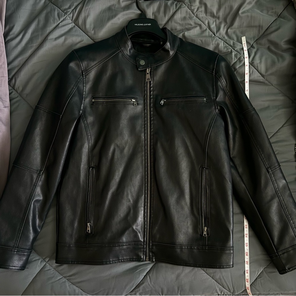 Black Rivet Leather Jacket